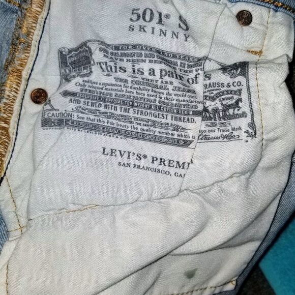 501 Big E Levi's jeans in used condition 26x28 - Picture 14 of 16